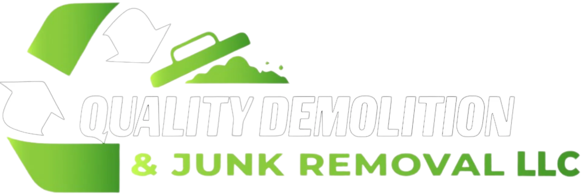 Logo for Efficient Clean-Out services by Quality Demolition.